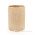 Tubo de bambu cosmético de contêiner de vela de bambu